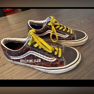 Vans Gray and Yellow Sneakers